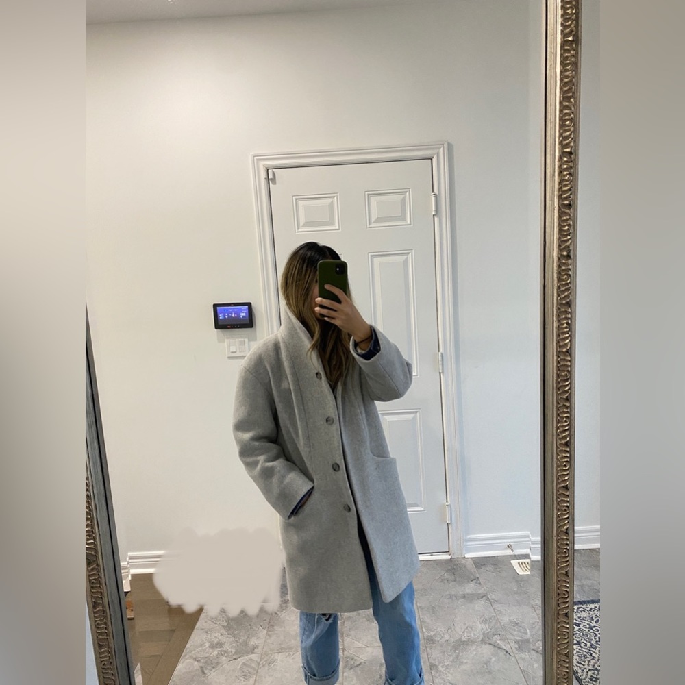 Aritzia oversized cocoon coat size1